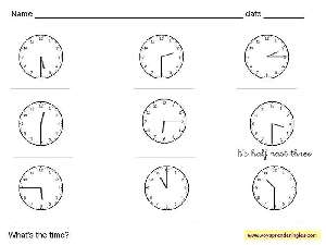 Resultado de imagen para EL RELOJ EN INGLES